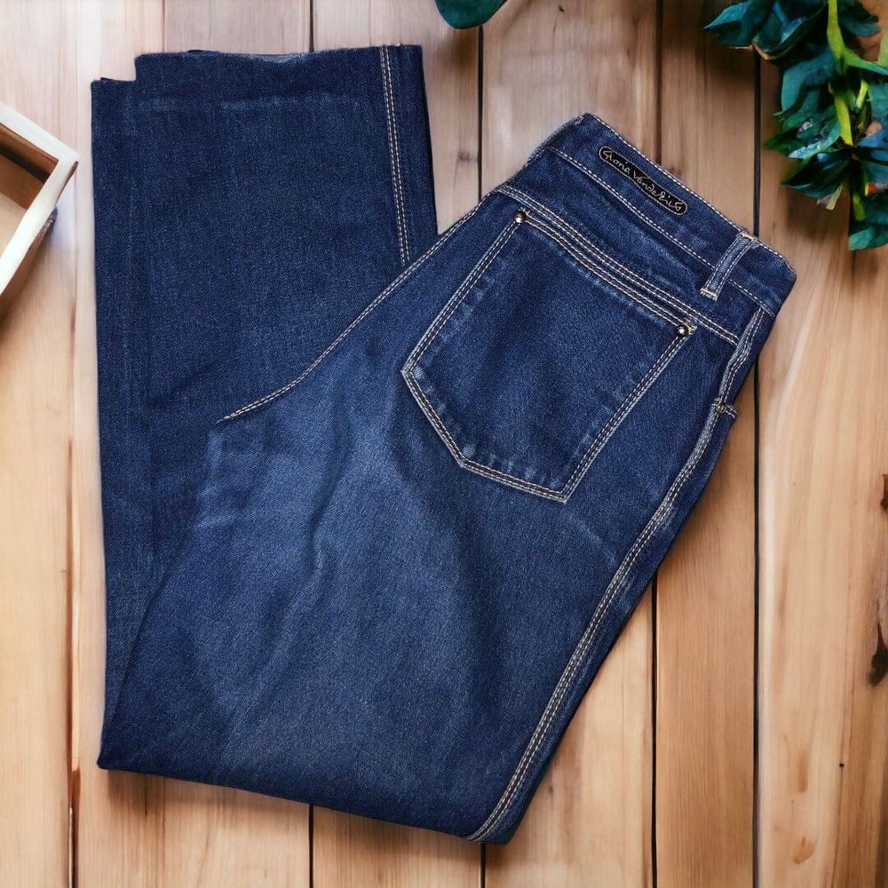 Vintage 1980s Gloria Vanderbilt 8 Dark Wash High Waist Mom Jeans